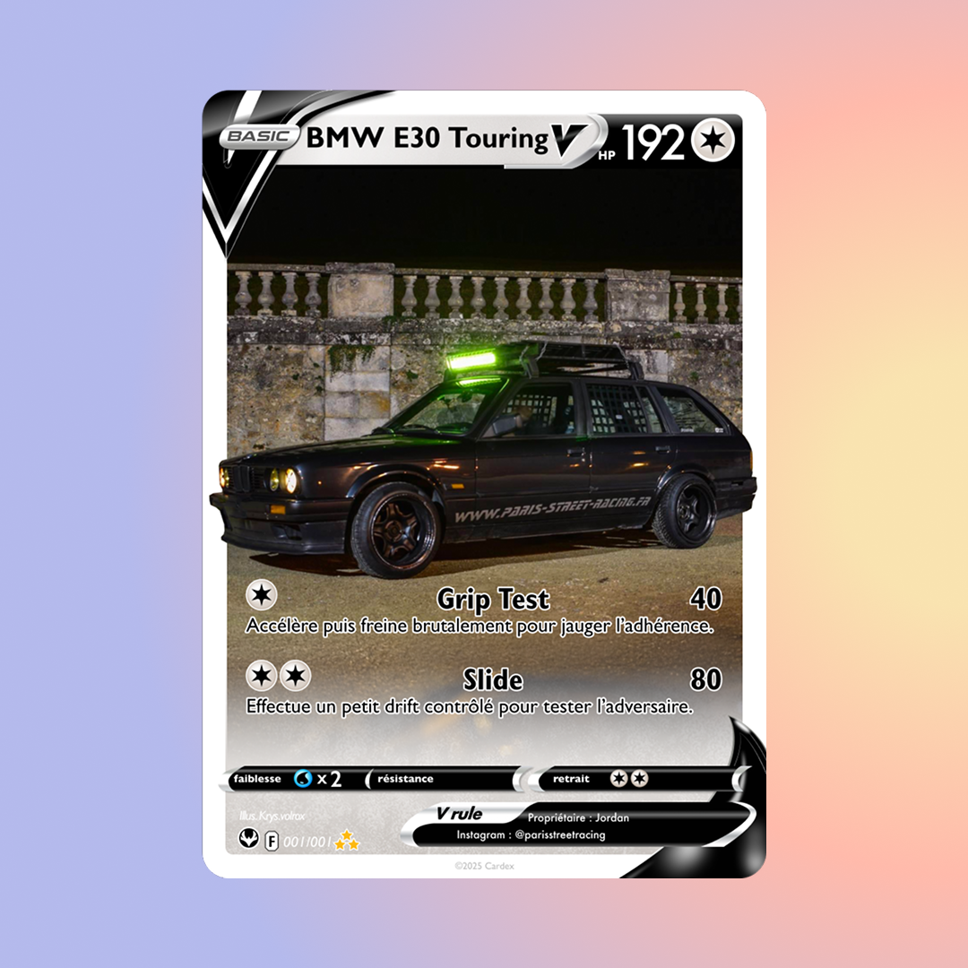Cardex x Paris Street Racing – Édition Limitée 2025