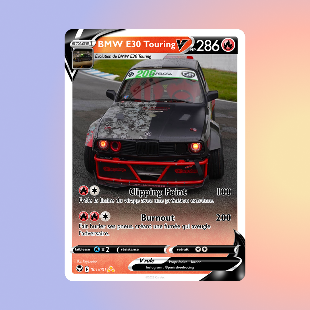 Cardex x Paris Street Racing – Édition Limitée 2025