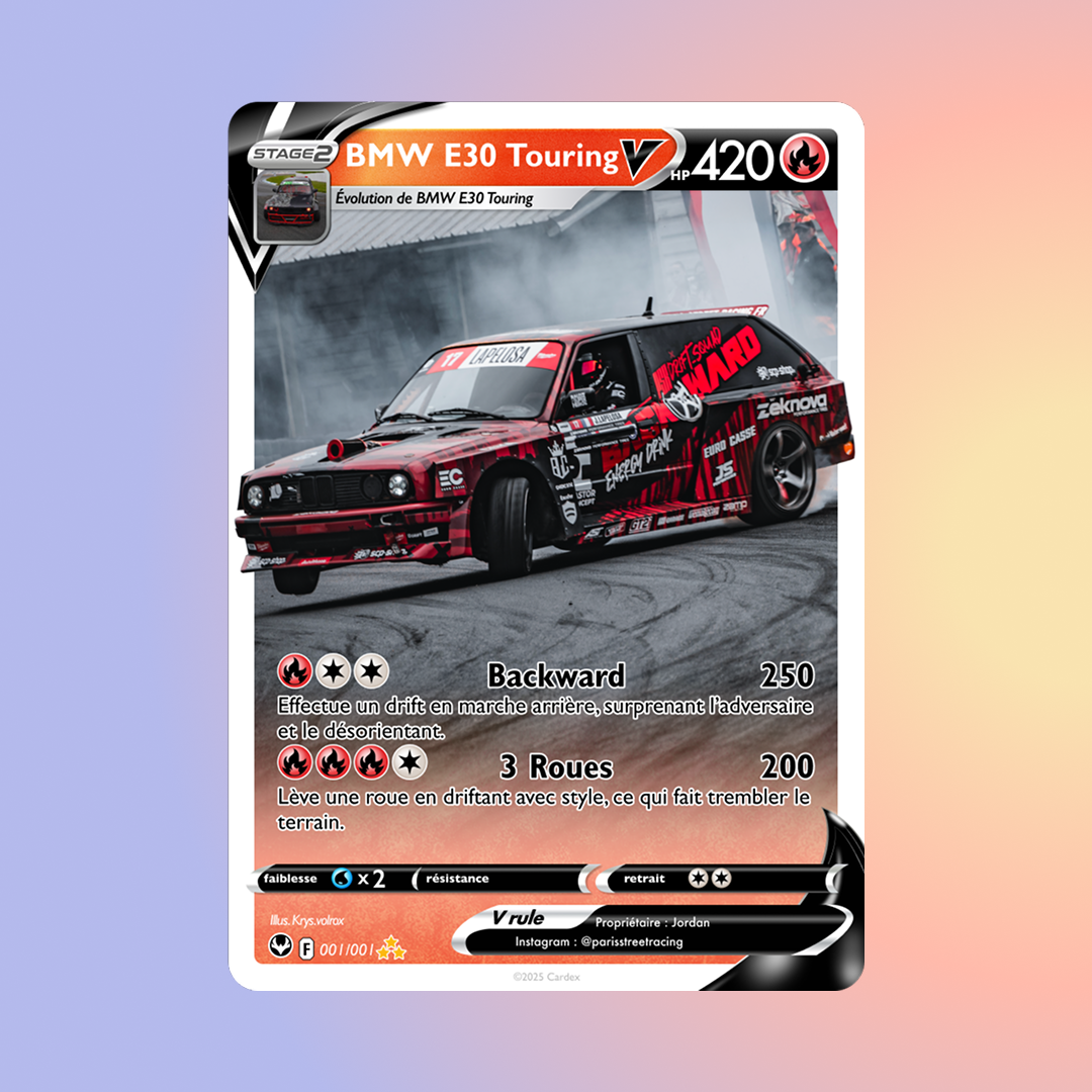 Cardex x Paris Street Racing – Édition Limitée 2025
